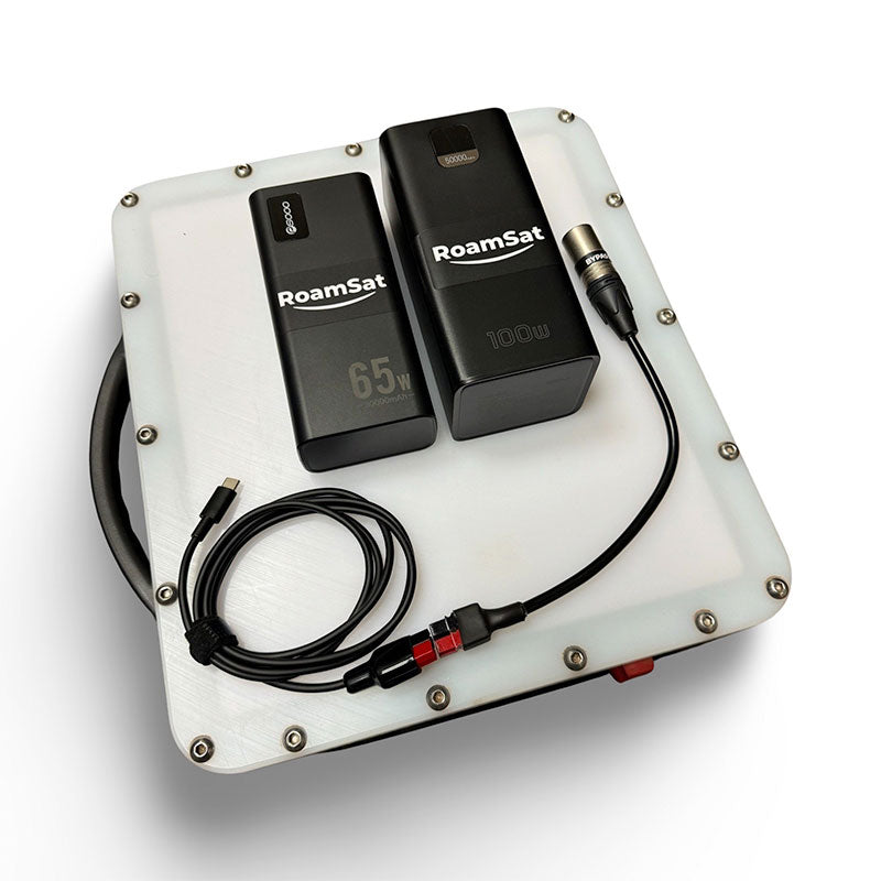 RoamSat Mini with Starlink mini satellite antenna